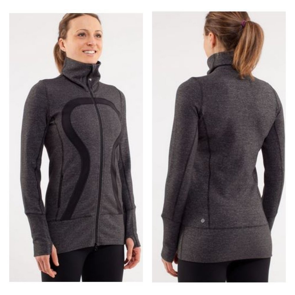 ✨LULULEMON In Stride Jacket Black Sz 4
